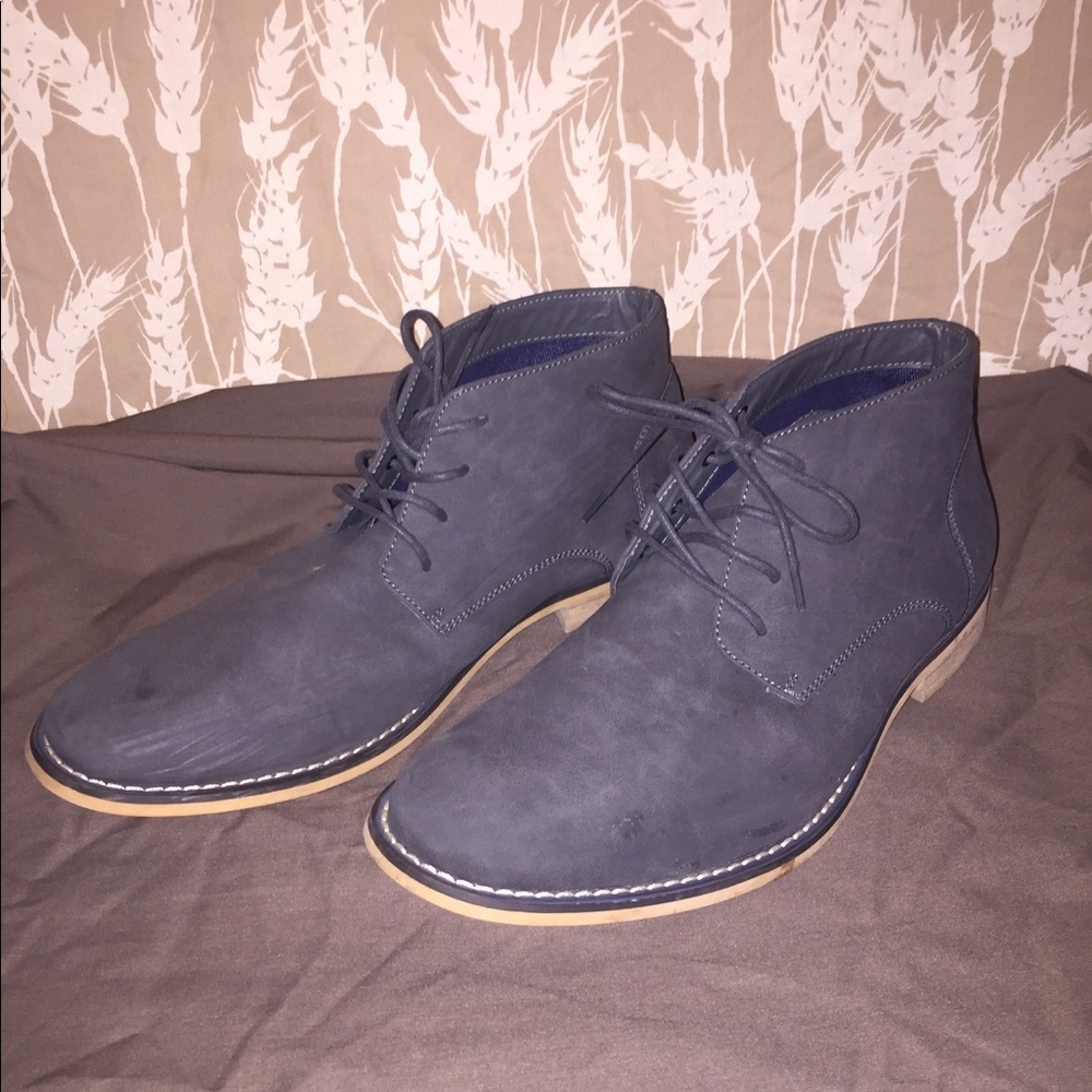 J. Ferrar Sandoval Grey high top men dress shoes